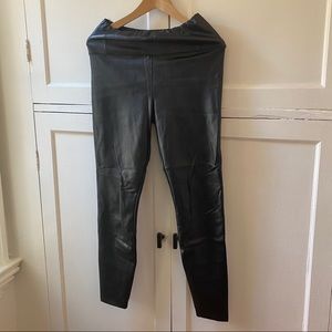 Faux leather leggings